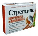 СТРЕПСИЛС С ВИТАМИН Ц табл. за смучене * 24