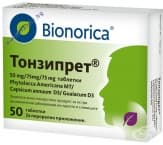 ТОНЗИПРЕТ табл. * 50 BIONORICA