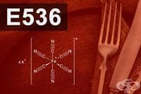 E536 Калиев фероцианид