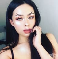Вежди под формата на рибена опашка - новият моден тренд, който бързо набира множество последователи