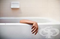 W65 Удавяне и потъване във вода при къпане във вана