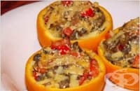 Салата с портокали и гъби