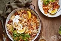 Агнешко с ориз басмати и шафран