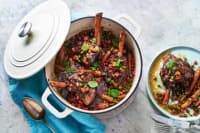 Агнешко с бейби моркови и нар