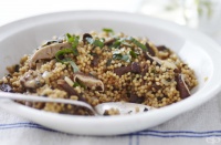 Диви гъби с израелски кускус