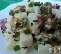 Картофена салата с репички