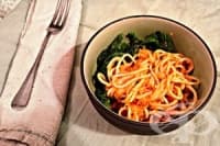 Макарони с лук и морков