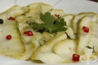 Бързи мариновани тиквички