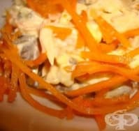 Салата с моркови по корейски