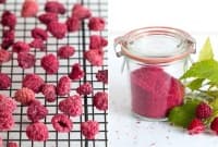 Как да си направим малинова пудра