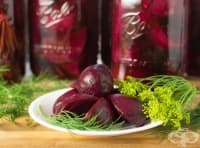 Мариновано червено цвекло с копър
