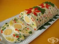 Новогодишна желирана салата