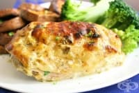 Печени бутчета в сос от кисело мляко и подправки