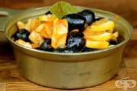 Пилешки гърди с маслини и моркови