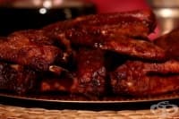 Ребра с виненена глазура