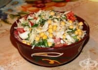 Салата от ряпа и нахут