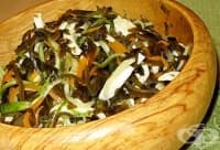 Салата от кълнове и морско зеле