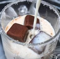 Млечно-шоколадови кубчета лед