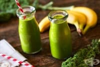 Смути с кейл, круша, мед и банан