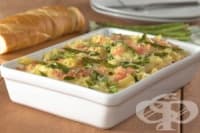 Запечени макарони с шунка