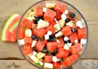 Облекчете стомашните киселини със салата от диня, банан и грейпфрут