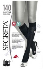 СЕГРЕТА АНТИВАРИКОЗНИ 3/4 ЧОРАПИ БЕЗ ПРЪСТИ 140 DEN БЕЖОВИ размер 2