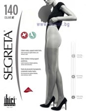 СЕГРЕТА ЧОРАПОГАЩИ СЪС СРЕДНА КОМПРЕСИЯ ЧЕРНИ 140 DEN размер 2