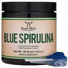 СИНЯ СПИРУЛИНА прах 30 г DOUBLE WOOD