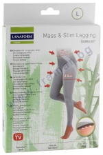 ЛАНАФОРМ МАСС & СЛИМ ЛЕГИНГ (дълъг) ИНОВАТИВЕН КЛИН ЗА ОТСЛАБВАНЕ С БАМБУК И ТУРМАЛИН размер L