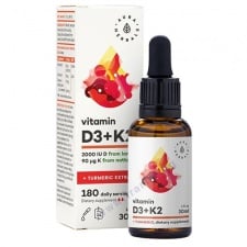 АУРА ХЕРБАЛС ВИТАМИН D3 + К2 + КУРКУМА капки 30 мл