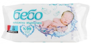МОКРИ КЪРПИ БЕБО * 64 БЕЗ КАПАК
