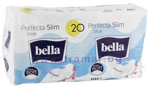 ДАМСКИ ПРЕВРЪЗКИ БЕЛЛА ПЕРФЕКТА СЛИМ БЛУ НОРМАЛ ПАМУК * 20