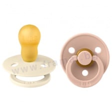 БИБС КОЛОР БИБЕРОНИ IVORY / BLUSH 0-6 м * 2