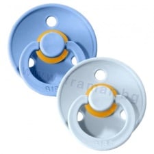 БИБС КОЛОР БИБЕРОНИ SKY BLUE / BABY BLUE 6-18 м * 2