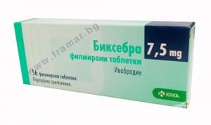 БИКСЕБРА таблетки 7.5 мг * 56 KRKA