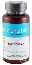 БИОХЕРБА ПЧЕЛЕН ПРАШЕЦ + ВИТАМИН C капсули * 100