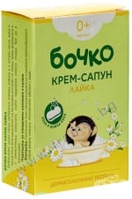 БОЧКО БЕБЕШКИ КРЕМ-САПУН С ЕКСТРАКТ ОТ ЛАЙКА 75 г