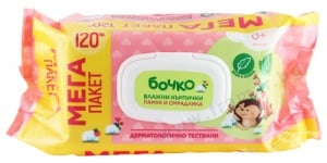 БОЧКО МОКРИ КЪРПИ ПАМУК И СМРАДЛИКА С КАПАК * 120