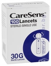 РЕЗЕРВНА ИГЛА (ЛАНЦЕТ) ЗА АПАРАТ ЗА ИЗМЕРВАНЕ НА КРЪВНА ЗАХАР КЕЪРСЕНС 30G * 100