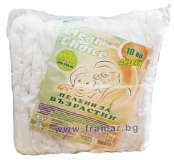 ПЕЛЕНИ ЗА ВЪЗРАСТНИ КЛИЪР ЧОЙС размер XL * 10 ДНЕВНИ