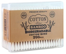 ТУПФИ COTTON LINE БИОРАЗГРАДИМИ БАМБУК * 200 КУТИЯ