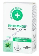 ДОМАШЕН ДОКТОР ОСВЕЖАВАЩ ИНТИМЕН САПУН С АЛОЕ ВЕРА 200 мл
