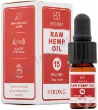 ЕНДОКА СУРОВО КОНОПЕНО МАСЛО 300 мг CBD+CBDa 15% капки 2 мл