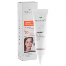 БИОБАЛАНС СЪНСПОТ АКВА ФЮЖЪН СЛЪНЦЕЗАЩИТЕН МАТИРАЩ КРЕМ ПРИ ПИГМЕНТНИ ПЕТНА SPF50+ 40 мл