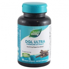 ДИ ДЖИ ЕЛ УЛТРА (DGL ULTRA) ДЕГЛИЦИРИЗИРАН СЛАДНИК КОРЕН капсули * 90 NATURE'S WAY
