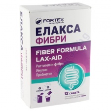 ЕЛАКСА ФИБРИ саше * 12 ФОРТЕКС