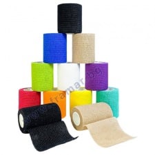 КИНДМАКС ЦВЕТЕН САМОЗАЛЕПВАЩ БИНТ 7.5 см/4.5 м