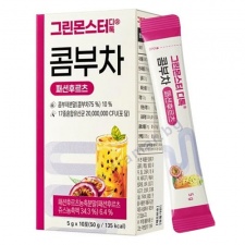 КОМБУЧА НА ПРАХ С ВКУС НА МАРАКУЯ саше 5 г * 10 GREEN MONSTER