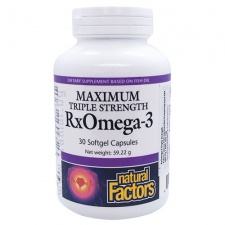 ОМЕГА-3 RX МАКСИМУМ СИЛА капсули * 30 НАТУРАЛ ФАКТОРС
