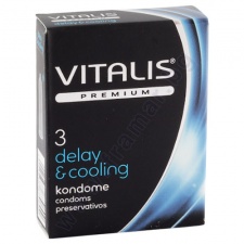 ПРЕЗЕРВАТИВИ ВИТАЛИС ОХЛАЖДАЩ ЕФЕКТ * 3